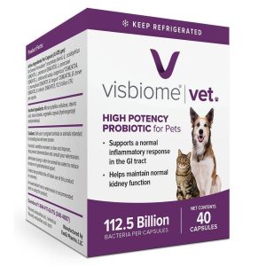 Visbiome Vet Capsules Probiotic for Pets - 112.5 Billion CFUs (40 count)